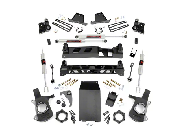 Rough Country 4-Inch Suspension Lift Kit with M1 Monotube Shocks (99-06 4WD Silverado 1500)