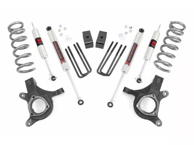 Rough Country 4.50-Inch Suspension Lift Kit with M1 Monotube Shocks (99-06 2WD Silverado 1500 w/o Front Torsion Bar Suspension)