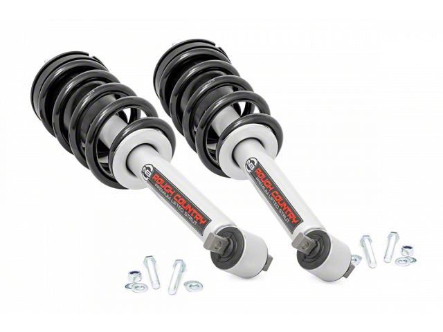 Rough Country N3 Loaded Front Struts for 5-Inch Lift (14-18 Silverado 1500)