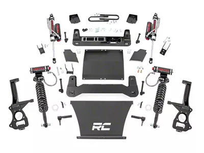 Rough Country Suspension 6-Inch Suspension Lift Kit with Vertex Adjustable Coil-Overs and Vertex Reservoir Shocks (25-26 4WD V8 Silverado 1500 w/ OEM Mon-Leaf Springs, Excluding Trail Boss & ZR2)