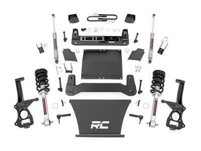 Rough Country Suspension 6-Inch Suspension Lift Kit with Premium N3 Struts and Shocks (25-26 4WD V8 Silverado 1500 w/ OEM Mon-Leaf Springs, Excluding Trail Boss & ZR2)