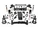 Rough Country 7-Inch Knuckle Suspension Lift Kit with Lifted Struts and V2 Monotube Shocks (14-18 4WD Silverado 1500 w/ Stock Cast Steel Control Arms)