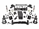 Rough Country 7-Inch Knuckle Suspension Lift Kit with V2 Monotube Shocks (14-18 4WD Silverado 1500)