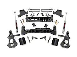Rough Country 7-Inch Suspension Lift Kit with Premium N3 Shocks (14-18 2WD Silverado 1500)