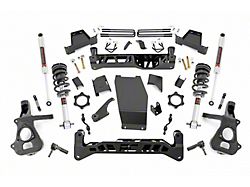 Rough Country Suspension 7-Inch Suspension Lift Kit with M1 Monotube Shocks (14-18 4WD Silverado 1500 w/ Stock Cast Steel Control Arms)
