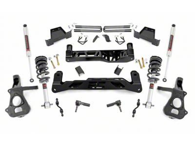 Rough Country 7-Inch Suspension Lift Kit with M1 Monotube Struts and Shocks (14-18 2WD Silverado 1500 w/ Stock Cast Aluminum or Stamped Steel Control Arms)