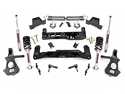 Rough Country 7-Inch Suspensoin Lift Kit with Lifted Struts and Premium N3 Shocks (14-18 2WD Silverado 1500 w/ Stock Cast Aluminum or Stamped Steel Control Arms)