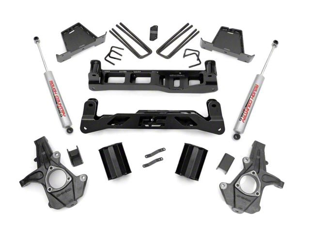 Rough Country 7.50-Inch Suspension Lift Kit with Premium N3 Shocks (07-13 2WD Silverado 1500)