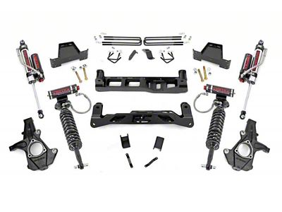 Rough Country 7.50-Inch Suspension Lift Kit with Vertex Adjustable Coil-Overs and Shocks (07-13 2WD Silverado 1500)