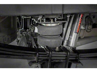 Rough Country Suspension Air Spring Kit with Compressor for 2 to 3.50-Inch Lift (19-26 Silverado 1500 w/ Rear Multi-Leaf Pack Springs & w/o Adaptive Ride Control)