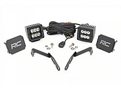 Rough Country Black Series LED Ditch Light Kit; Spot Beam (07-13 Silverado 1500)