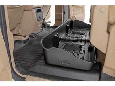 Rough Country Custom-Fit Under Seat Storage Compartment (07-13 Silverado 1500 Crew Cab)