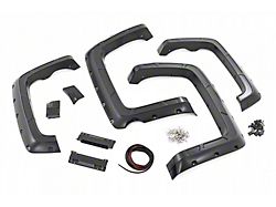 Rough Country Defender Pocket Fender Flares; Black (14-18 Silverado 1500 w/ 5.80-Foot Short Box)