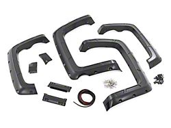 Rough Country Suspension Defender Fender Flares; Satin Steel (19-25 Silverado 1500, Excluding ZR2)