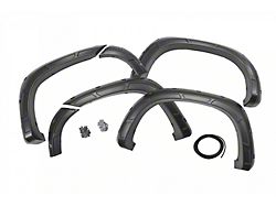 Rough Country Suspension Defender Fender Flares; Summit White (19-25 Silverado 1500, Excluding ZR2)