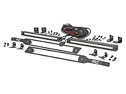 Rough Country Dual 10-Inch Chrome Series LED Grille Kit (19-21 Silverado 1500, Excluding Custom Trail Boss, High Country & WT)