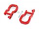 Rough Country Forged Tow Hooks; Red (14-18 Silverado 1500)