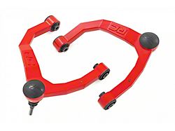 Rough Country Forged Upper Control Arms; Red (19-24 Silverado 1500)