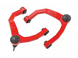 Rough Country Forged Upper Control Arms; Red (19-25 Silverado 1500)