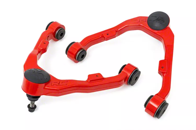 Rough Country Silverado 1500 Upper Control Arms; Red 10026RED