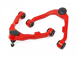 Rough Country Forged Upper Control Arms; Red (99-06 Silverado 1500)
