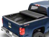 Rough Country Offroad Hard Low Profile Tri-Fold Tonneau Cover (14-18 Silverado 1500 w/ 5.80-Foot Short Box & Bed Rail Caps)