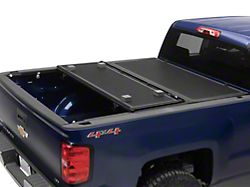 Rough Country Offroad Hard Low Profile Tri-Fold Tonneau Cover (14-18 Silverado 1500 w/ 6.50-Foot Standard Box & Bed Rail Caps)