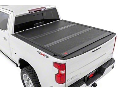 Rough Country Hard Low Profile Tri-Fold Tonneau Cover (19-25 Silverado 1500 w/ 6.50-Foot Standard Box & w/o CarbonPro Box)