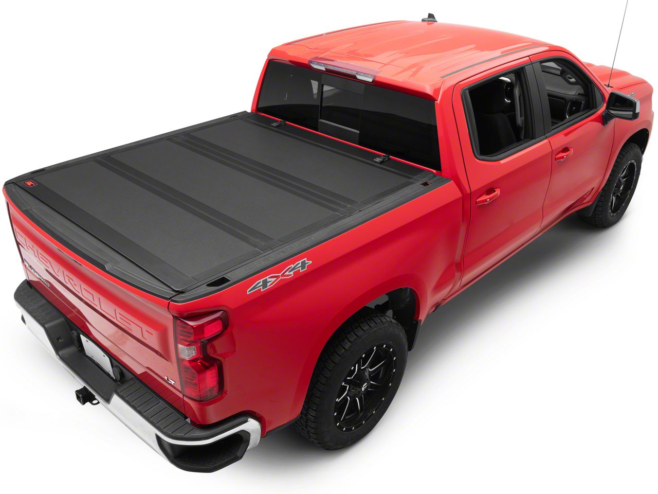 Rough Country Silverado 1500 Hard Tri-Fold Flip-Up Tonneau