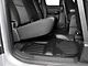 Rough Country Heavy Duty Front Over the Hump and Rear Floor Mats; Black (07-13 Silverado 1500 Extended Cab)