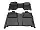 Rough Country Heavy Duty Front Over the Hump and Rear Floor Mats; Black (07-13 Silverado 1500 Crew Cab)