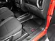 Rough Country Heavy Duty Front and Rear Floor Mats; Black (19-24 Silverado 1500 Crew Cab w/ Front Bench Seat)