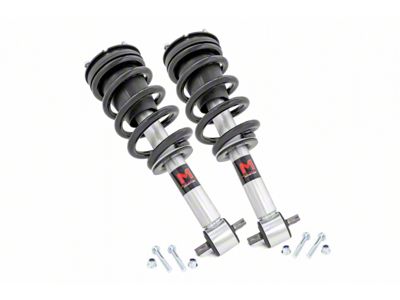 Rough Country M1 Adjustable Leveling Front Struts for 0 to 2-Inch Lift (19-25 Silverado 1500 w/o Adaptive Ride Control, Excluding Diesel, Trail Boss & ZR2)