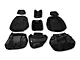 Rough Country Neoprene Front and Rear Seat Covers; Black (07-13 Silverado 1500 Crew Cab)