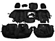 Rough Country Neoprene Front and Rear Seat Covers; Black (19-24 Silverado 1500 Crew Cab w/ Rear Cup Holder)