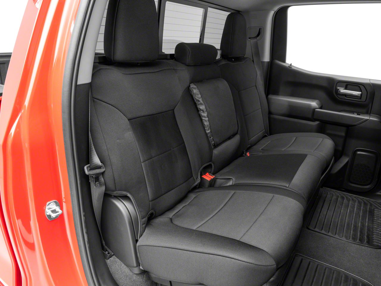 Back seat cover with cup holder sales