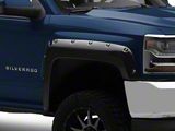 Rough Country Offroad Pocket Fender Flares; Black (14-18 Silverado 1500 w/ 5.80-Foot Short Box)