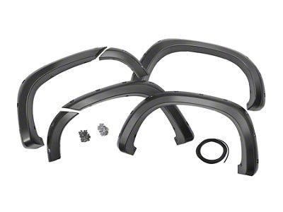 Rough Country Suspension Pocket Fender Flares; Lakeshore Blue (19-21 Silverado 1500; 2022 Silverado 1500 LTD)