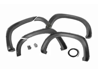 Rough Country Pocket Fender Flares; Mosaic Black (19-21 Silverado 1500; 2022 Silverado 1500 LTD)
