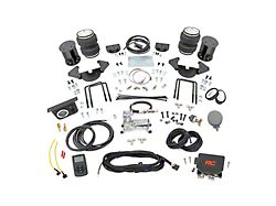 Rough Country Rear Air Spring Kit with OnBoard Air Compressor and Wireless Remote for 0 to 6-Inch Lift; 12 to 13-Inch Range (19-25 Silverado 1500)