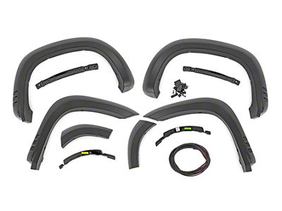 Rough Country Suspension SF1 Fender Flares; Desert Sand (19-25 Silverado 1500, Excluding ZR2)