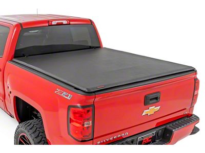 Rough Country Soft Roll Up Tonneau Cover (14-18 Silverado 1500 w/ 5.80-Foot Short & 6.50-Foot Standard Box)