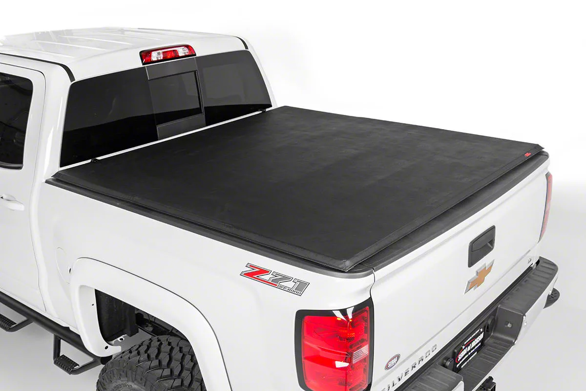 Rough Country Silverado 1500 Soft TriFold Tonneau Cover 41207650 (07