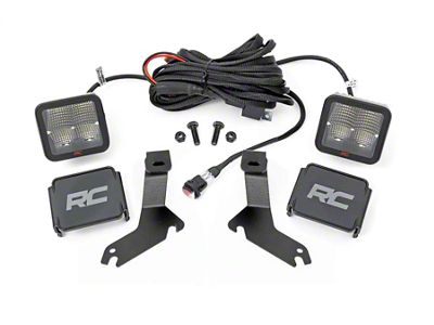 Rough Country Suspension Spectrum Series LED Ditch Light Kit; Spot Beam (99-06 Silverado 1500)