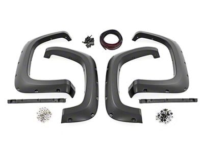 Rough Country Sport Fender Flares; Northsky Blue (19-25 Silverado 1500, Excluding ZR2)