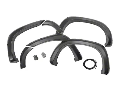 Rough Country Sport Fender Flares; Red Hot (19-25 Silverado 1500, Excluding ZR2)