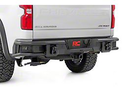 Rough Country Tubular Rear Bumper; Satin Black (19-26 Silverado 1500 w/o Multi-Flex Tailgate)