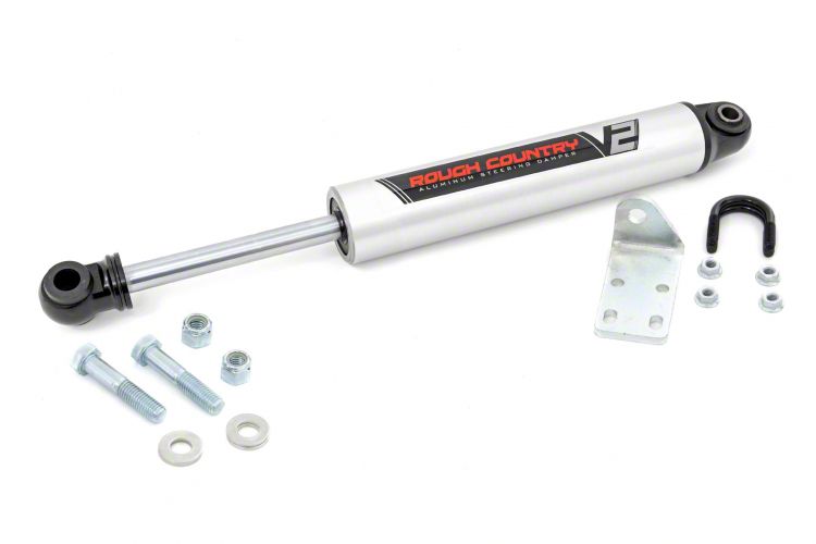 Rough Country Silverado 1500 V2 Steering Stabilizer for 4 to 6Inch