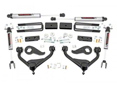 Rough Country 3-Inch Bolt-On Suspension Lift Kit with V2 Monotube Shocks (20-24 Silverado 2500 HD)