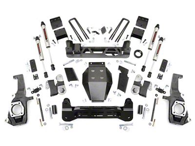 Rough Country 5-Inch NTD Suspension Lift Kit with V2 Monotube Shocks (11-19 Silverado 2500 HD SRW)